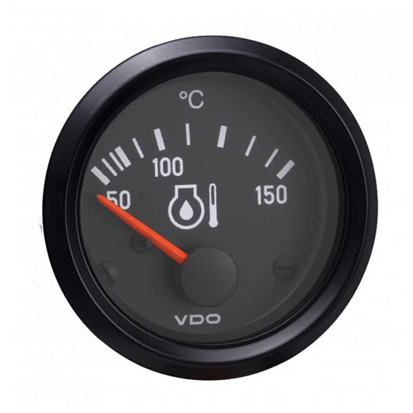 vdo water and oil temperature gauge